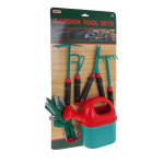 Súprava záhradného náradia zeleno-červená